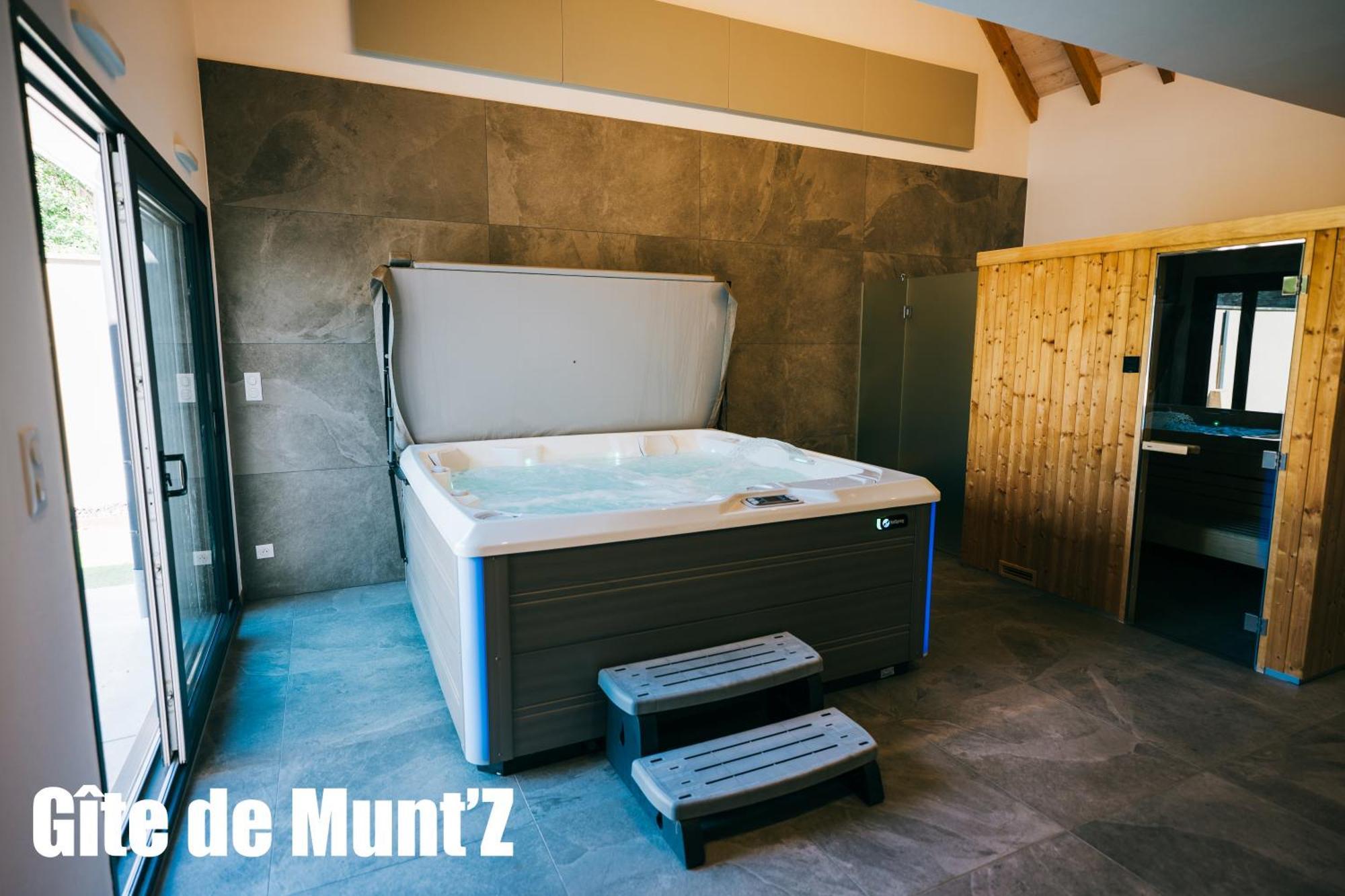 Gite De Munt'Z Spa, Sauna, Piscine, Proche De Colmar Muntzenheim Bagian luar foto